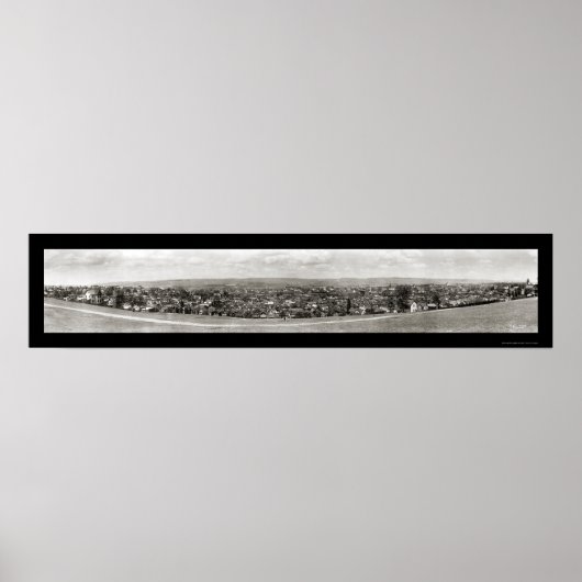 Wilkes-Barre PA Foto 1909 Poster (Voorkant)