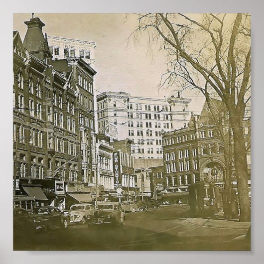 Wilkes-Barre Pa van 1930. Poster (Voorkant)