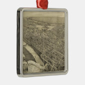 Wilkes-Barre, Pennsylvania (1889) Metalen Ornament (Rechts)