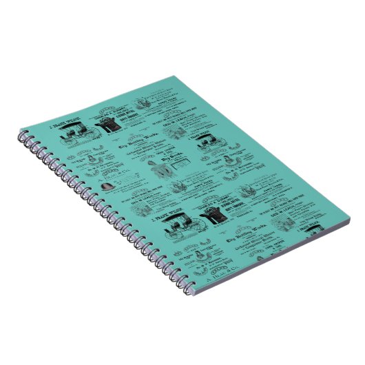 Wilkes-Barre Pennsylvania 1890 adverteren Notitieboek (Rechterzijde)