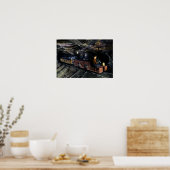 Wilkes Barre Pennsylvania Hauling Coal uit mijn mi Poster (Keuken)