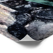 Wilkes Barre Pennsylvania Kolenmijnen in Shaft Poster (Hoek)