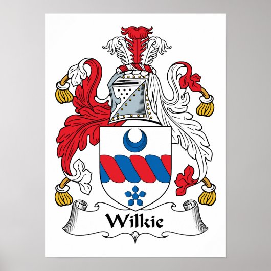 Wilkie Family Crest Poster (Voorkant)