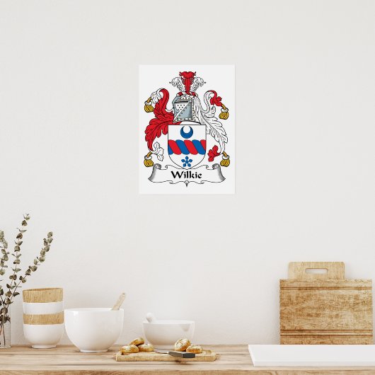 Wilkie Family Crest Poster (Keuken)