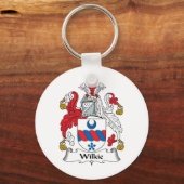 Wilkie Family Crest Sleutelhanger (Voorkant)