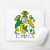 Wilkins Family Crest Muismat (Met muis)
