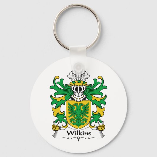 Wilkins Family Crest Sleutelhanger (Voorkant)