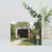 Wilkins Mill Bridge, Parke County, Indiana, Briefk Briefkaart (Staand voorkant)