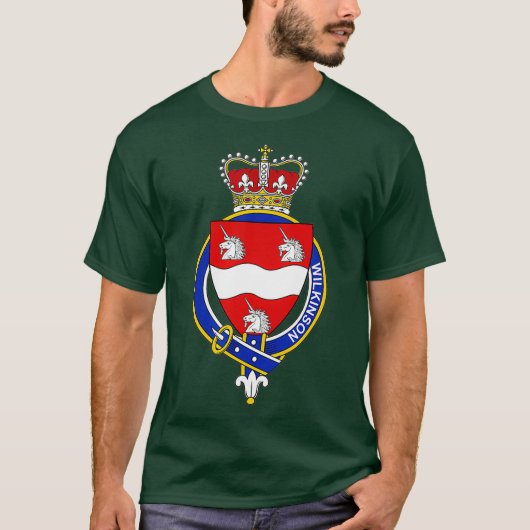 Wilkinson Coat of Arms - Family Crest T-Shirt (Voorkant)
