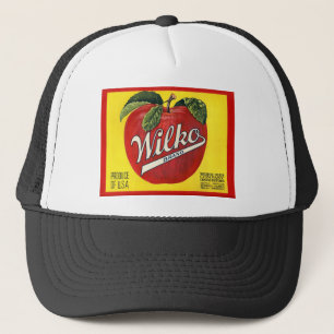 Wilko Brand Apples  label Trucker Pet