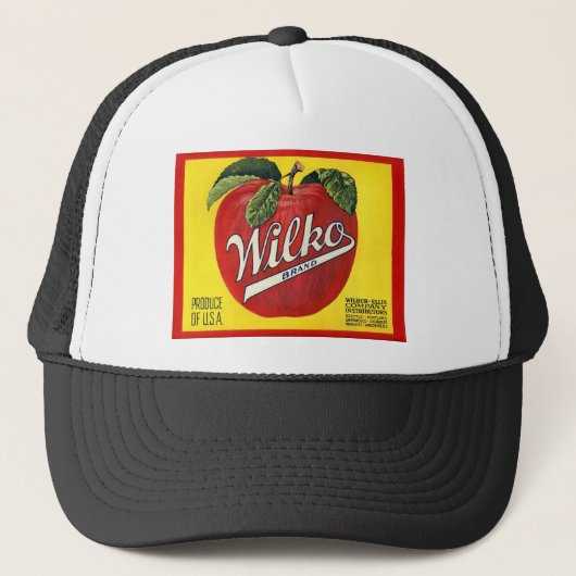 Wilko Brand Apples  label Trucker Pet (Voorkant)