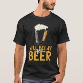 Will Belay voor Beer Bouldering Mountain Rock klib T-shirt (Voorkant)