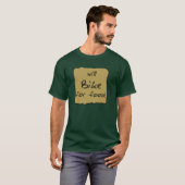 Will Bike voor voedsel T-shirt (Voorkant volledig)