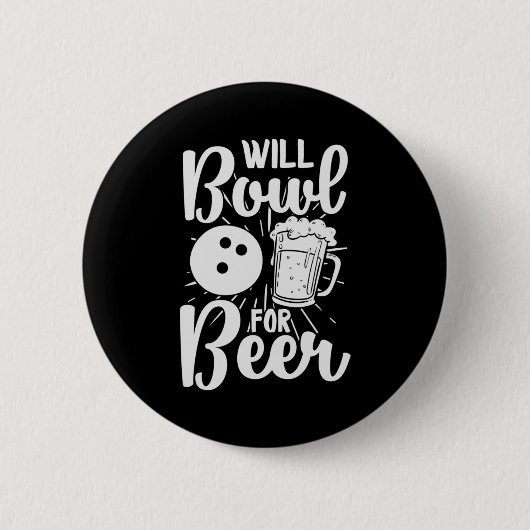 Will Bowl voor Beer Ronde Button 5,7 Cm (Voorkant)