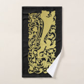 Will Bradley Heraldic Lion Bad Handdoek (Handdoek)