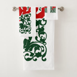 Will Bradley Heraldic Lion Bad Handdoek
