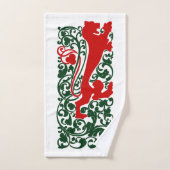 Will Bradley Heraldic Lion Bad Handdoek (Handdoek)