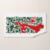 Will Bradley Heraldic Lion Bad Handdoek (Handdoek)