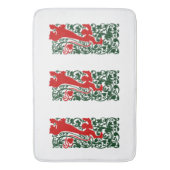 Will Bradley Heraldic Lion Badmat (Voorkant Verticaal)