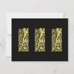 Will Bradley Heraldic Lion Briefkaart