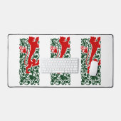 Will Bradley Heraldic Lion Bureaumat (Keyboard & Muis)