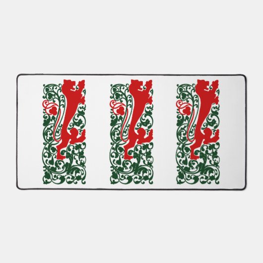 Will Bradley Heraldic Lion Bureaumat (Voorkant)