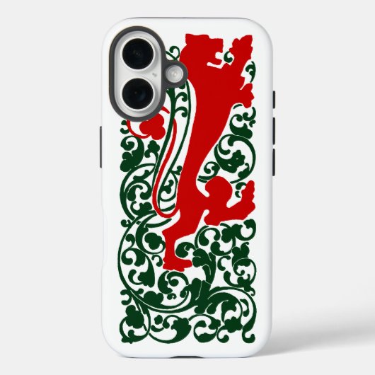 Will Bradley Heraldic Lion Case-Mate iPhone Case (Achterkant)