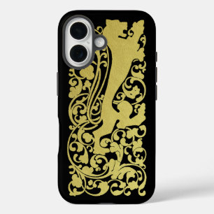 Will Bradley Heraldic Lion iPhone 16 Hoesje
