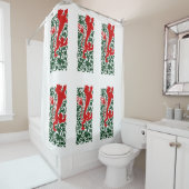 Will Bradley Heraldic Lion Douchegordijn (In situ)