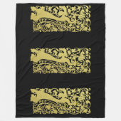 Will Bradley Heraldic Lion Fleece Deken (Voorkant)