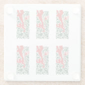 Will Bradley Heraldic Lion Glazen Onderzetter (Achterkant)