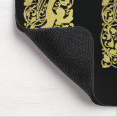 Will Bradley Heraldic Lion Muismat (Hoek)