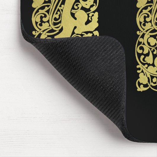 Will Bradley Heraldic Lion Muismat (Hoek)