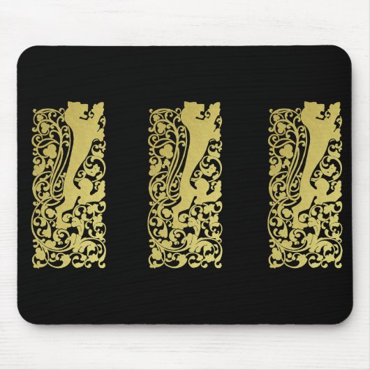 Will Bradley Heraldic Lion Muismat (Voorkant)