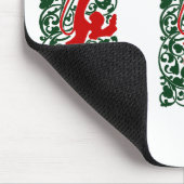 Will Bradley Heraldic Lion Muismat (Hoek)