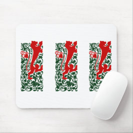 Will Bradley Heraldic Lion Muismat