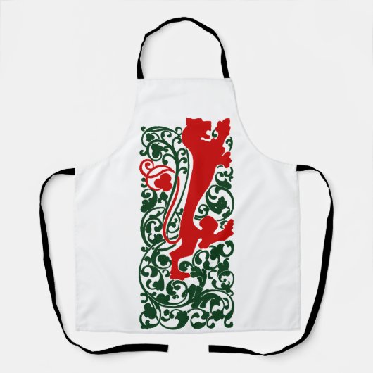 Will Bradley Heraldic Lion Schort (Voorkant)