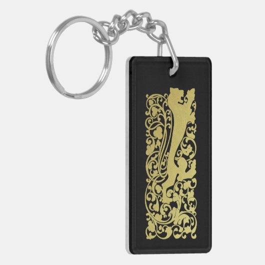 Will Bradley Heraldic Lion Sleutelhanger (Voorkant Links)