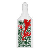 Will Bradley Heraldic Lion Snijplank (Voorkant)