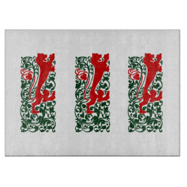 Will Bradley Heraldic Lion Snijplank