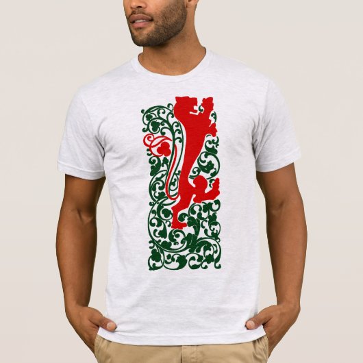 Will Bradley Heraldic Lion T-shirt (Voorkant)