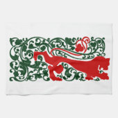 Will Bradley Heraldic Lion Theedoek (Horizontaal)