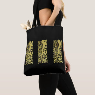 Will Bradley Heraldic Lion Tote Bag