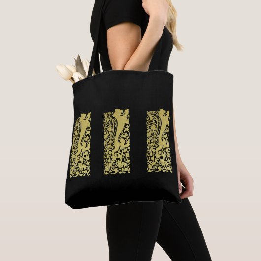 Will Bradley Heraldic Lion Tote Bag (Dichtbij)