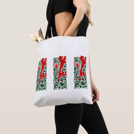 Will Bradley Heraldic Lion Tote Bag (Dichtbij)