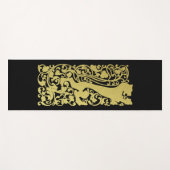 Will Bradley Heraldic Lion Yogamat (Voorkant (horizontaal))