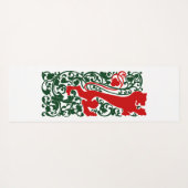Will Bradley Heraldic Lion Yogamat (Achterkant (horizontaal))