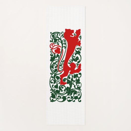 Will Bradley Heraldic Lion Yogamat (Voorkant)