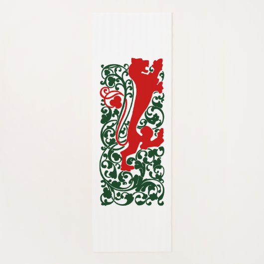 Will Bradley Heraldic Lion Yogamat (Achterkant)