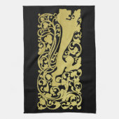 Will Bradley Heraldische Leeuw Theedoek (Verticaal)